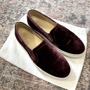 M. Gemi Cerchio Velvet Sneakers